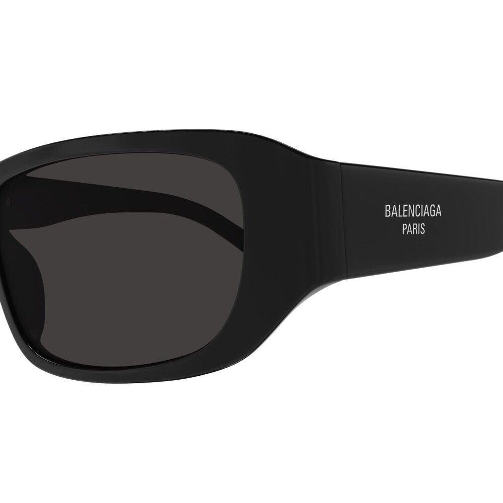 NEW BALENCIAGA BB0365S 001 BLACK SUNGLASSES - Picture 3 of 4